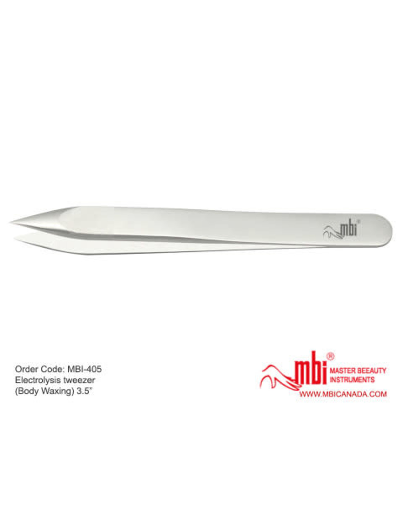 MBI-405 Electrolysis Tweezer (Body Waxing) Size 3.5″