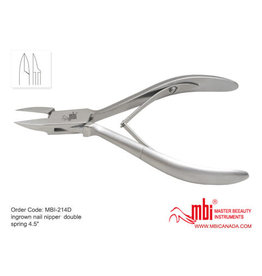 MBI MBI-214 Ingrown Nail Nipper Double Spring Size 4.5″