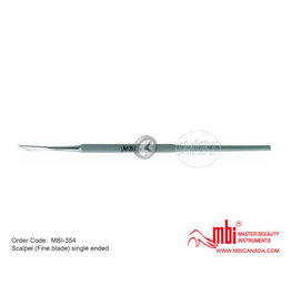 MBI MBI-354 Scalpel (Fine blade) Single Ended