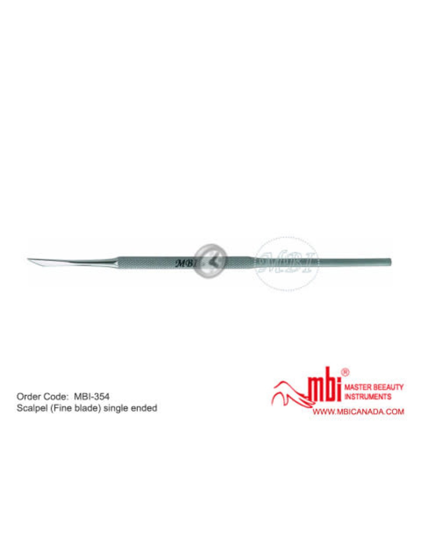 MBI MBI-354 Scalpel (Fine blade) Single Ended