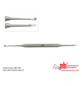 MBI-336 Nail edge cleaner with cuticle pusher