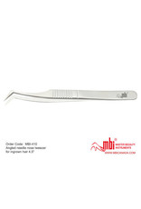 MBI-410 Angled Needle Nose tweezer Size 4.5″
