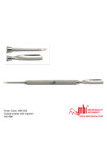 MBI-302 Cuticle Pusher With Ingrown Nail Lifter