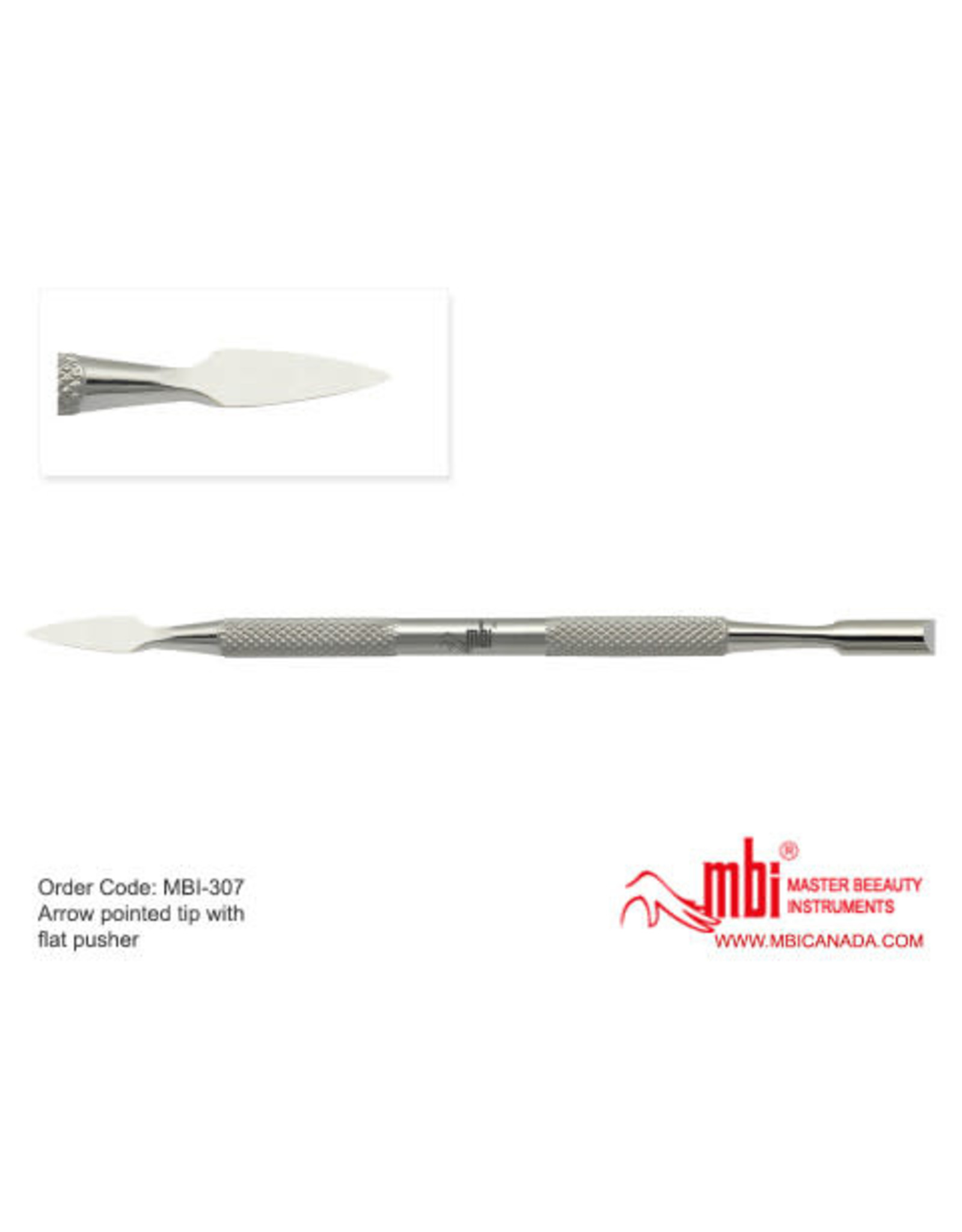 MBI-307 Arrow Pointed Tip With Flat Pusher