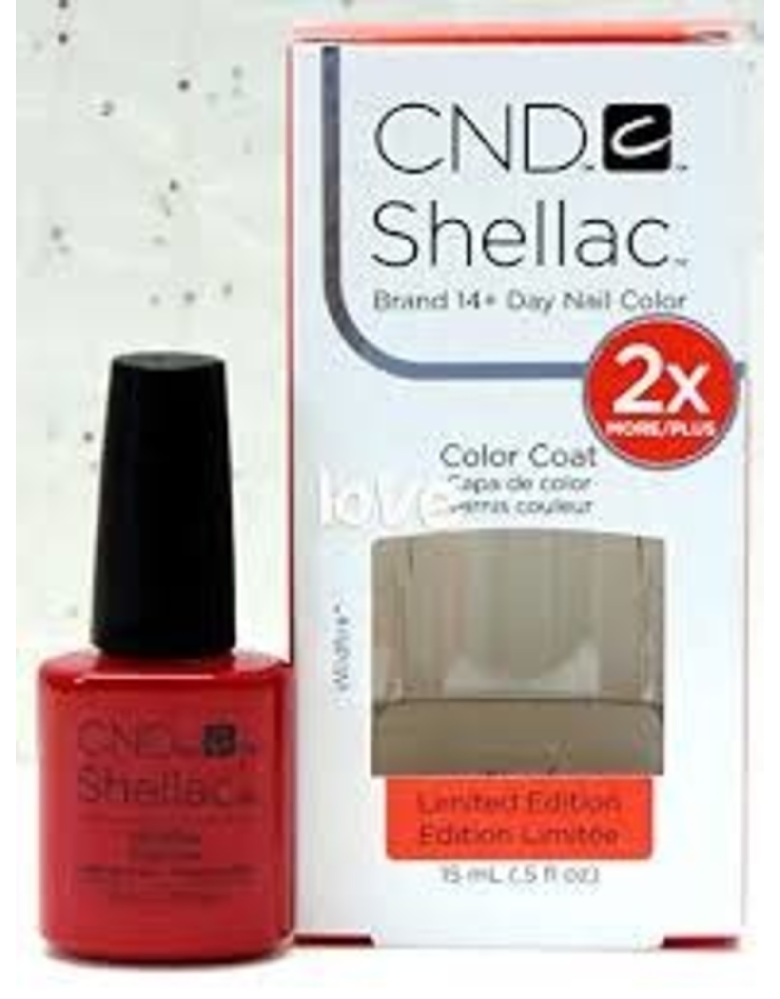 CND 2x CND Shellac wildfire 15ml