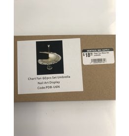 Chart Fan 60pcs Set umbrella