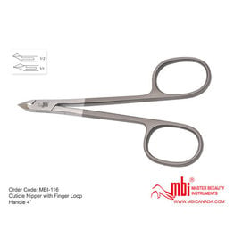 MBI-116 Cuticle Nipper With Finger Loop Handle