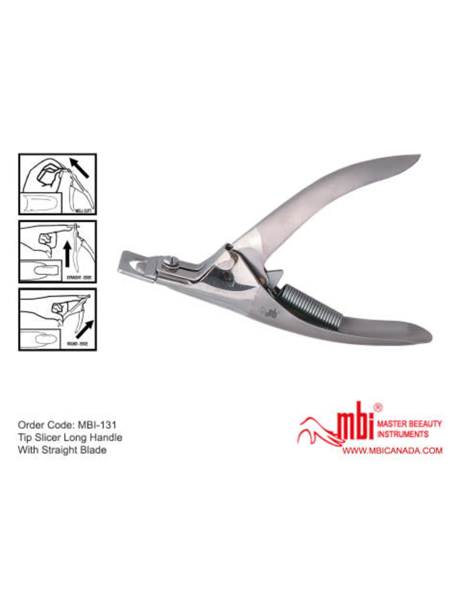 MBI MBI-131 Tip Slicer Long Handle With Straight Blade
