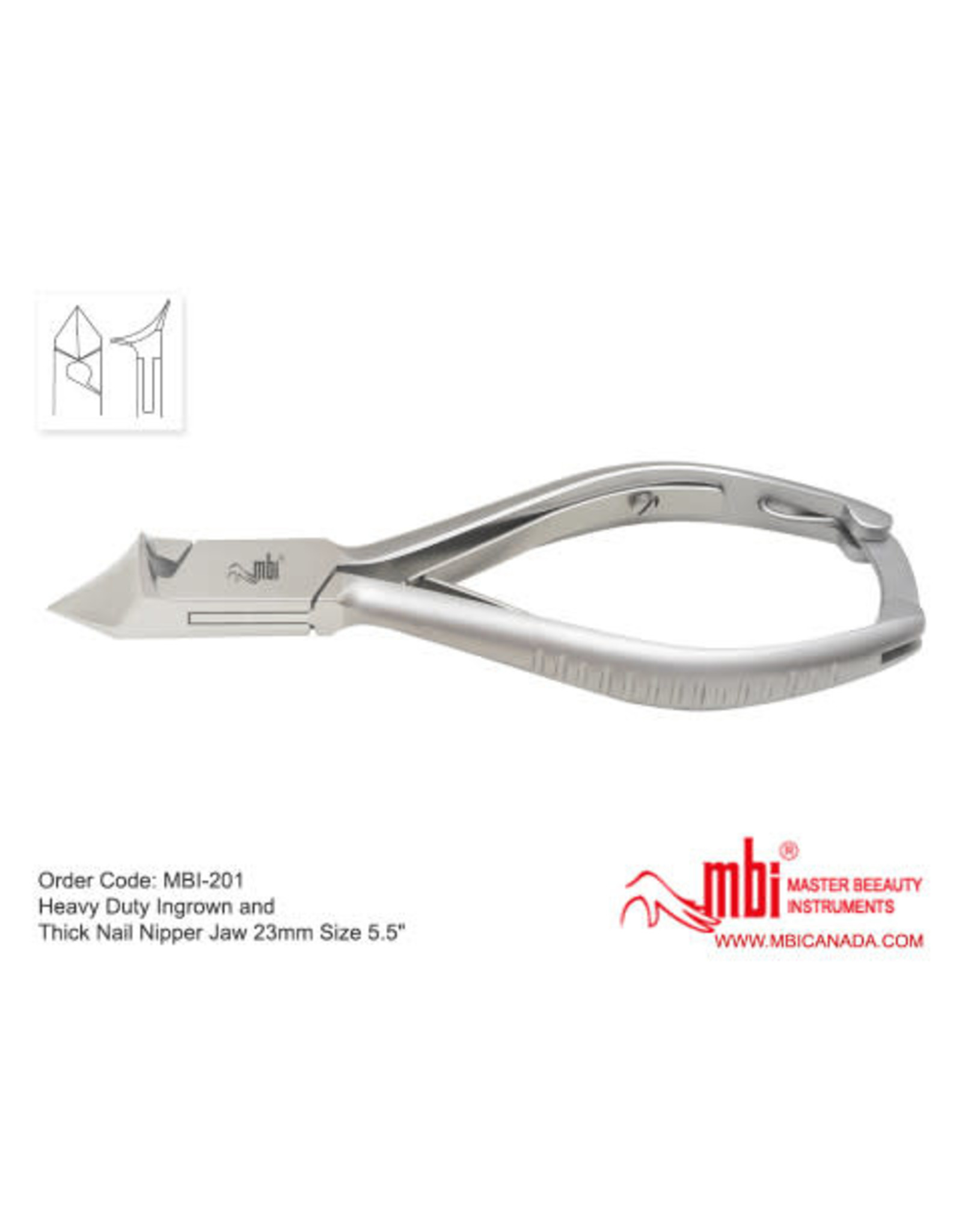 MBI-201 Heavy Duty Ingrown and Thick Nail Nipper