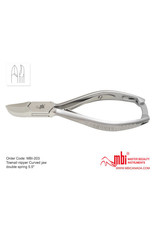 MBI-203 Toenail Nipper Curved Jaw Double Spring