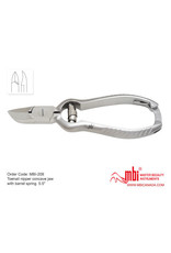 MBI-209 Toenail Nipper Concave Jaw w Barrel Spring