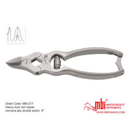 MBI-217 Heavy Duty Nail Nipper Concave Jaw Double