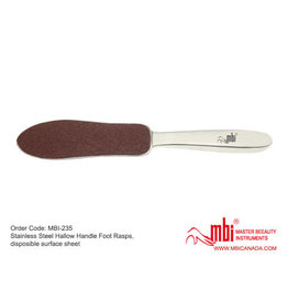 MBI-235 Stainless Steel Foot file handle Size 9.25″
