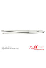 MBI-403 Eyebrow Tweezer  Narrow Tip Size 3.5″