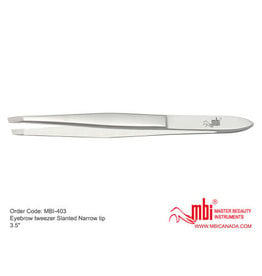 MBI-403 Eyebrow Tweezer  Narrow Tip Size 3.5″