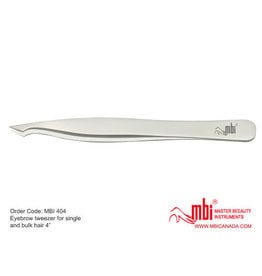 MBI-404 Eyebrow Tweezer Single & Bulk Hair Size 4″