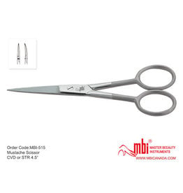 MBI-515 Mustache Scissor CVD or STR Size 4.5″