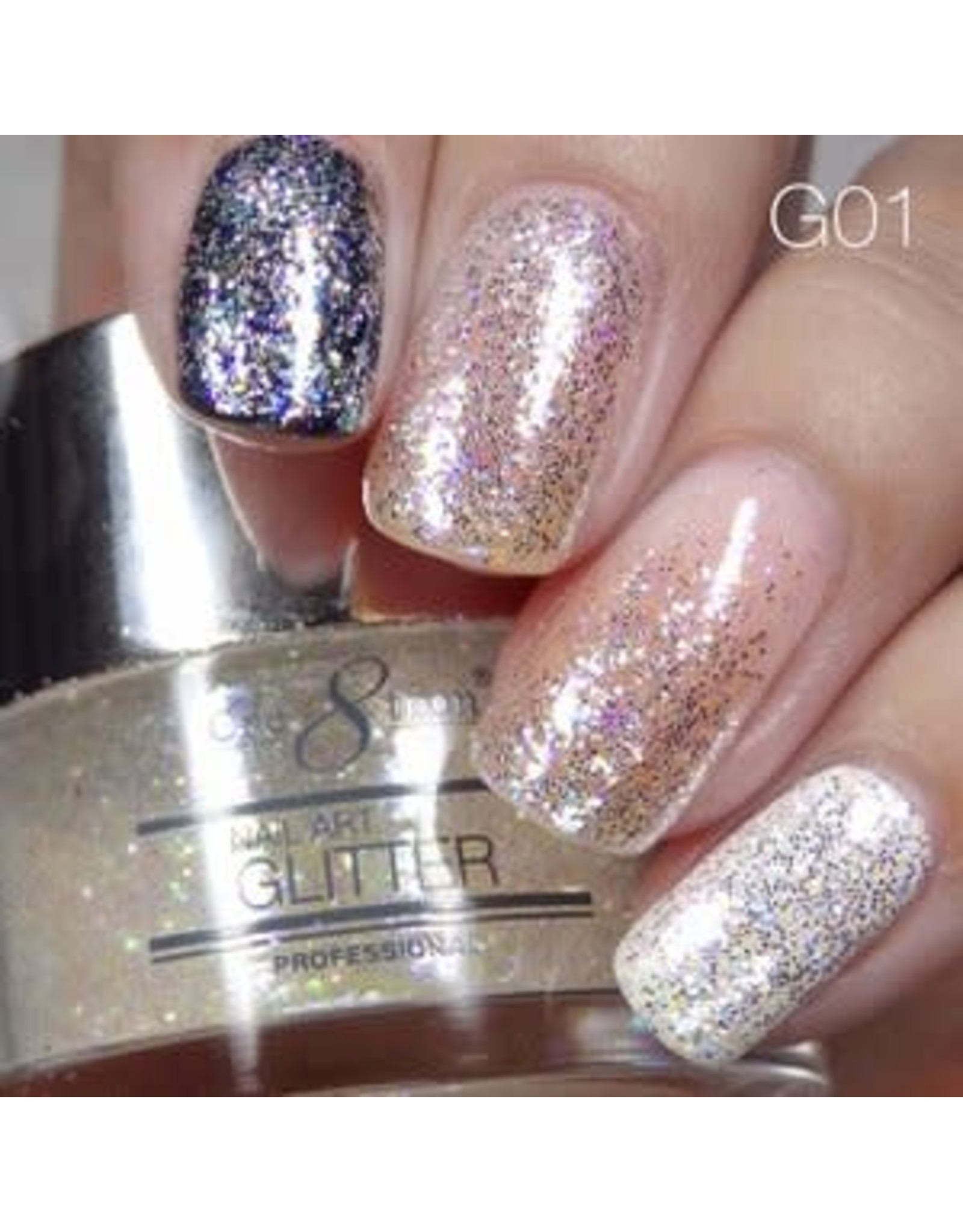 Cre8tion Glitter  001 (0.5oz)
