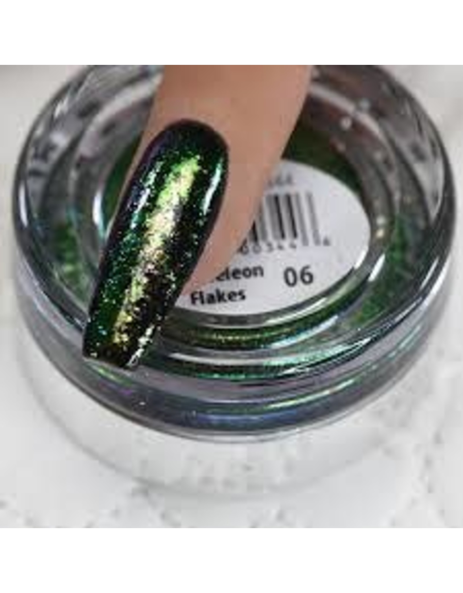 Chameleon Flakes Nail Art 06