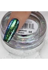 Chameleon Flakes Nail Art 08