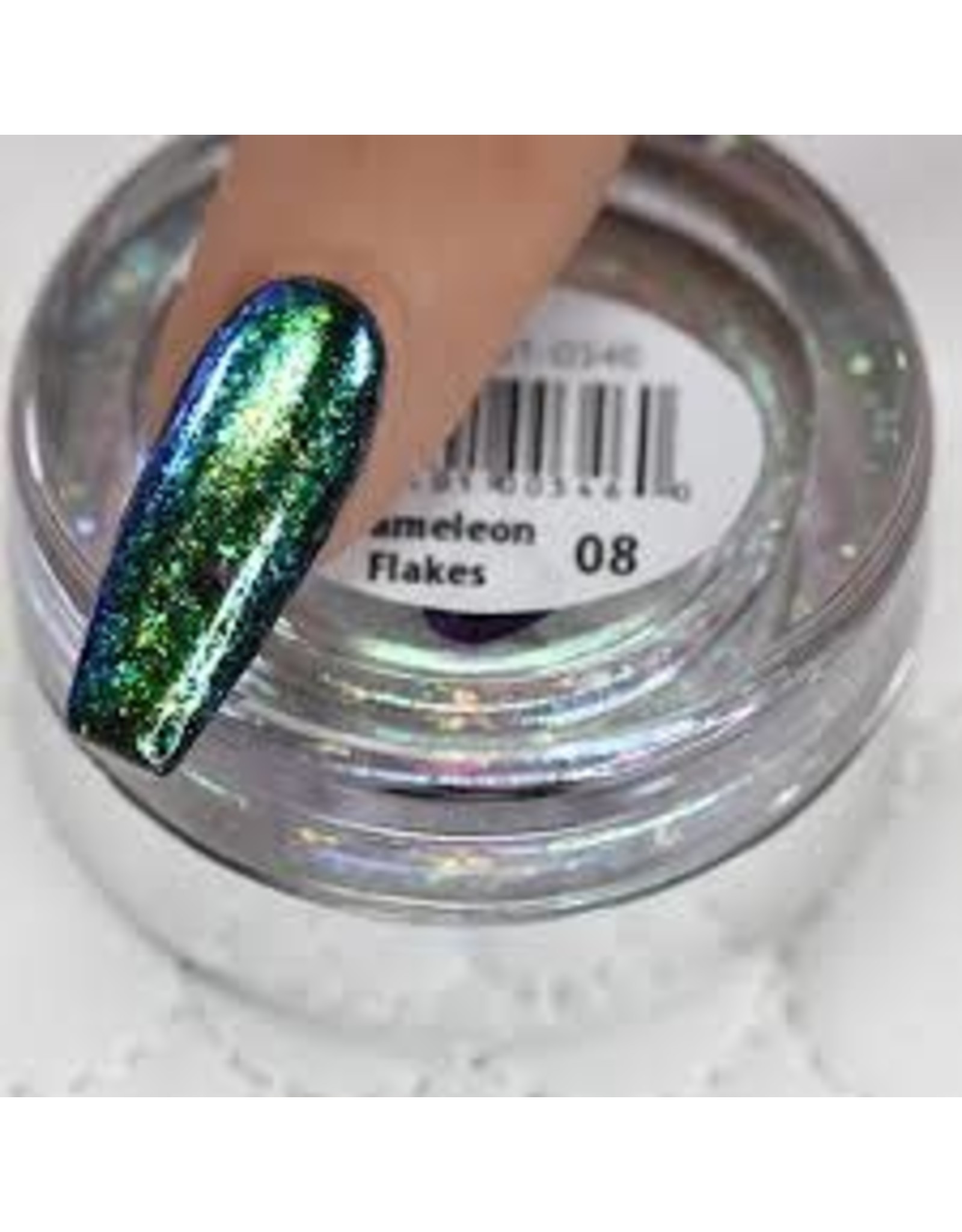 Chameleon Flakes Nail Art 08