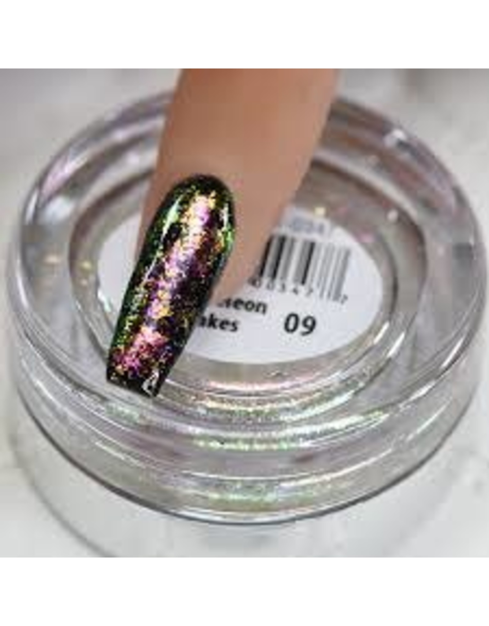 Chameleon Flakes Nail Art 09