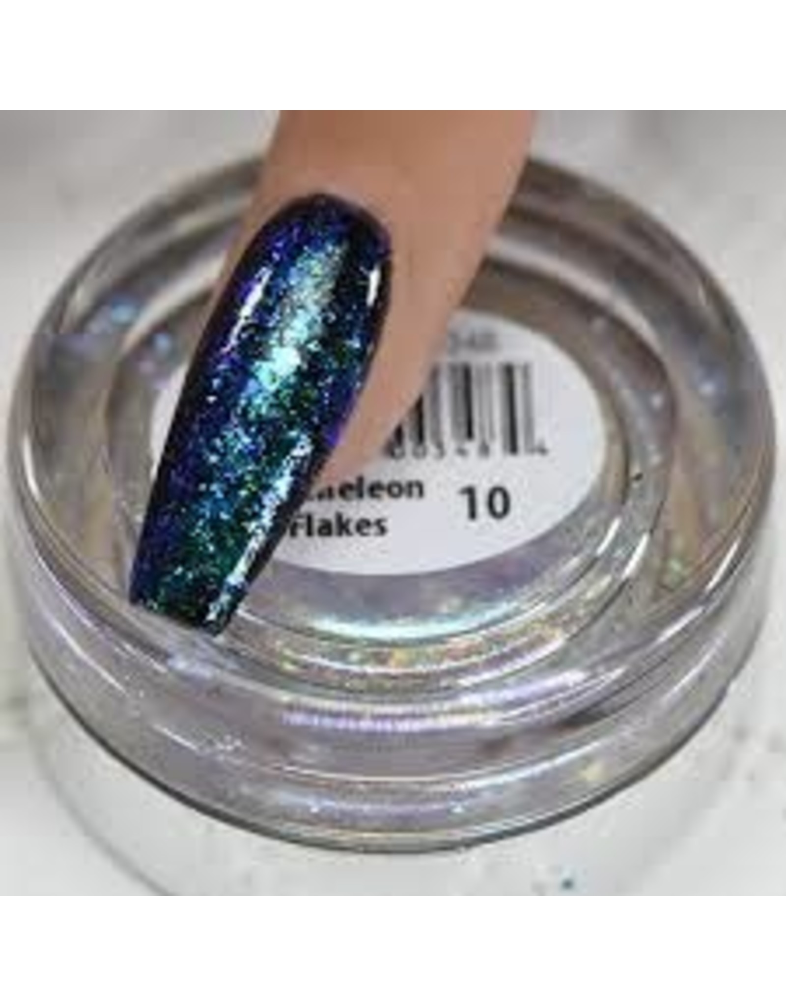 Chameleon Flakes Nail Art 10