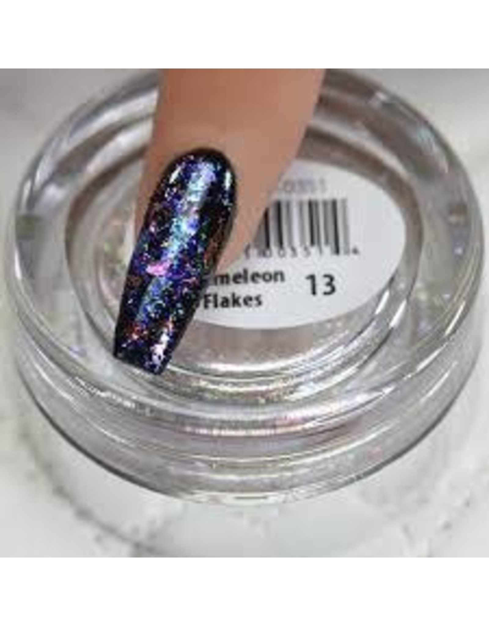 Chameleon Flakes Nail Art 13