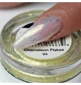 Chameleon Flakes Nail Art 34