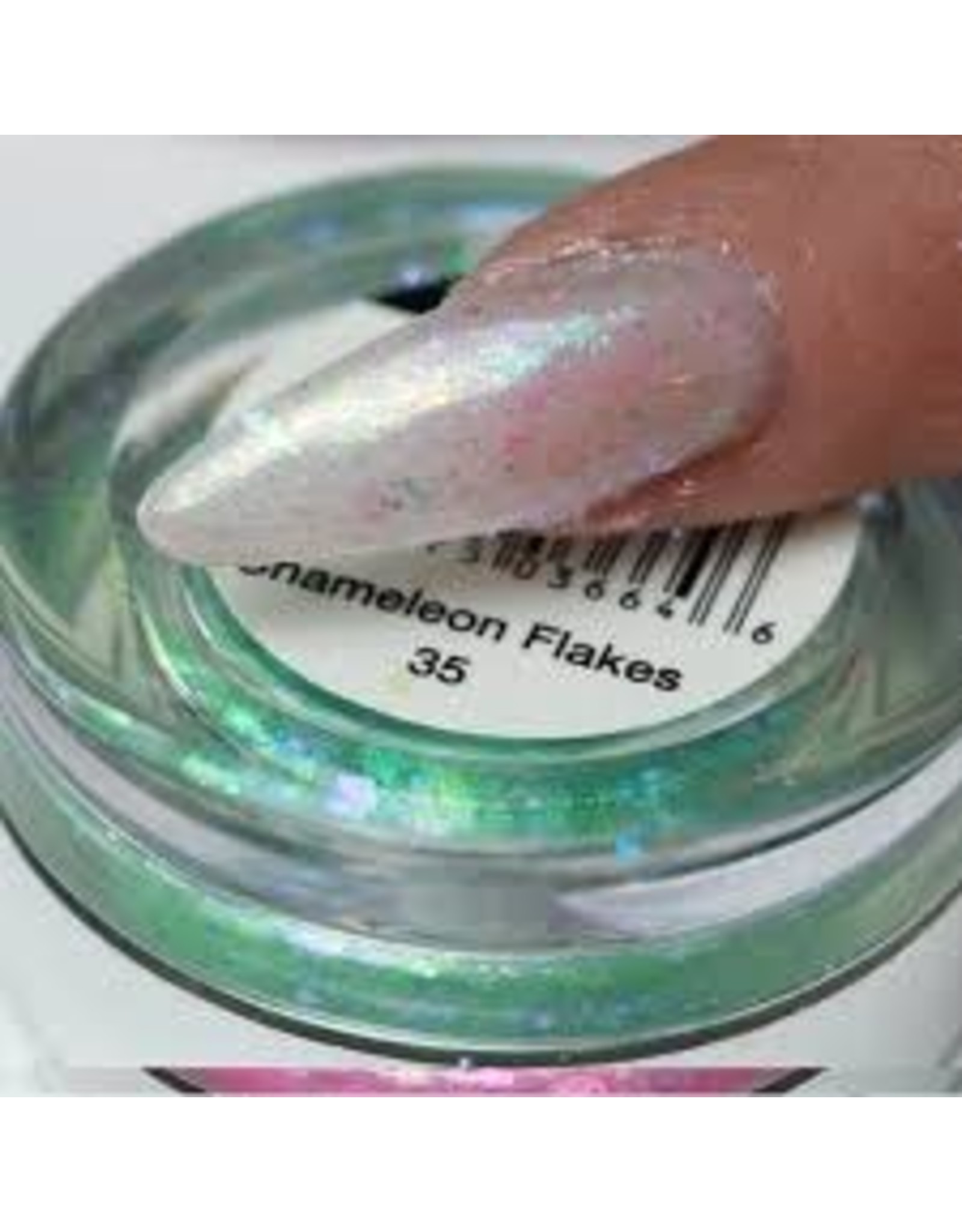 Chameleon Flakes Nail Art 35