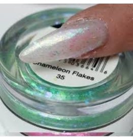 Chameleon Flakes Nail Art 35