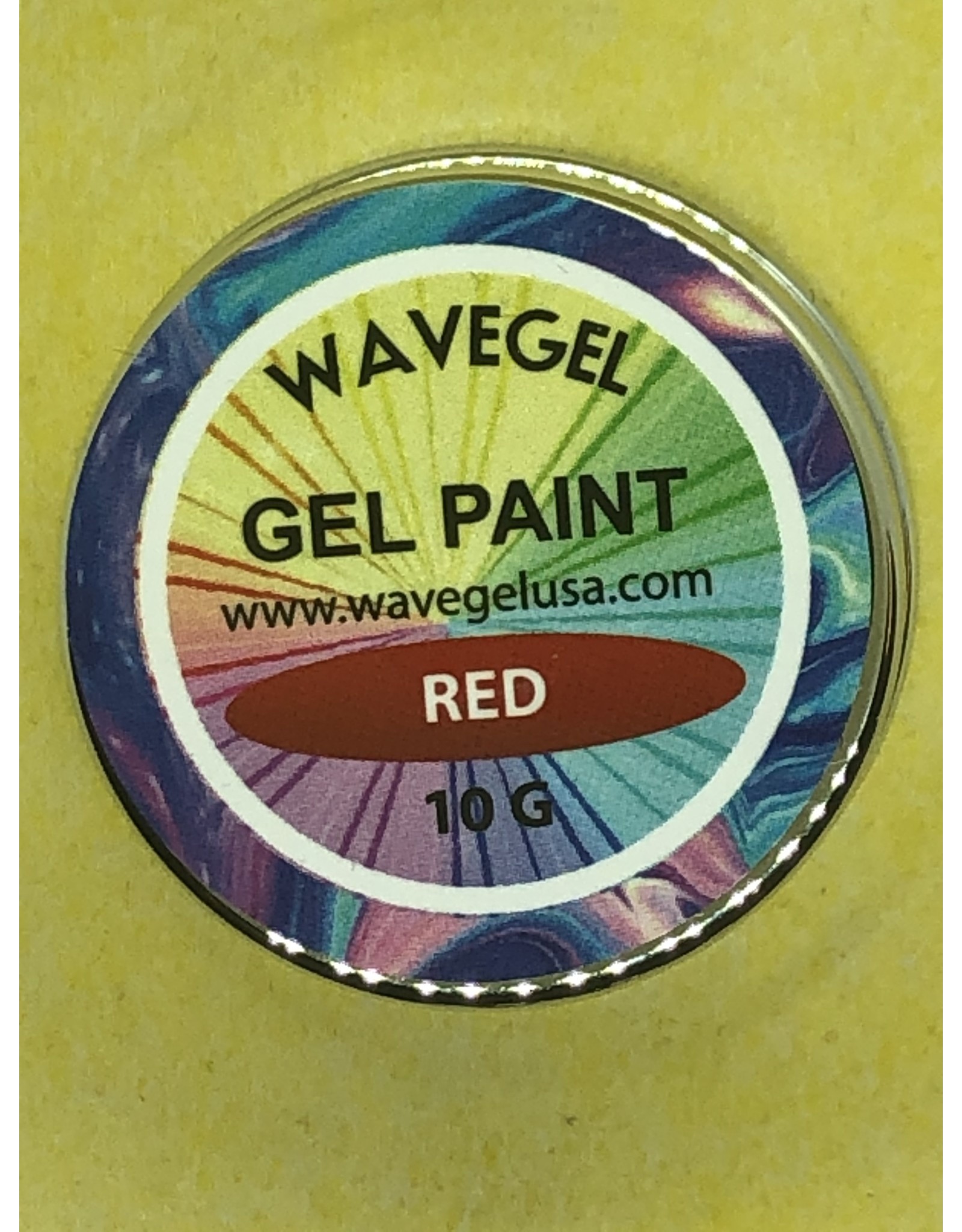Wavegel Gel Paint  Red 10gr