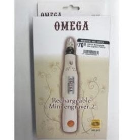 Omega Rechargeable Mini Engraver 2 WHITE