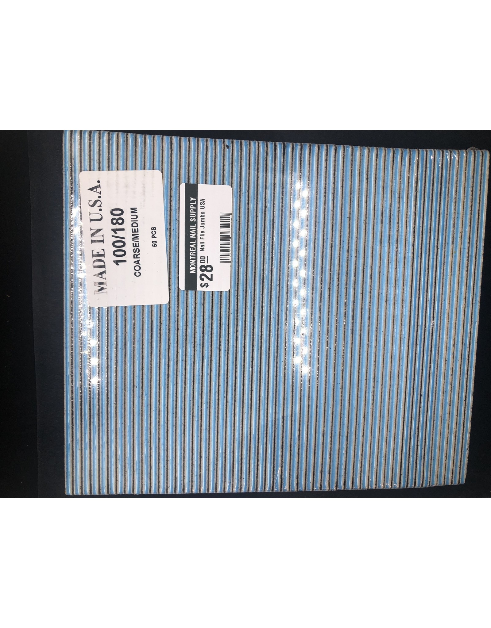 NAIL FILE USA 100/180 pack of 50 Jumbo