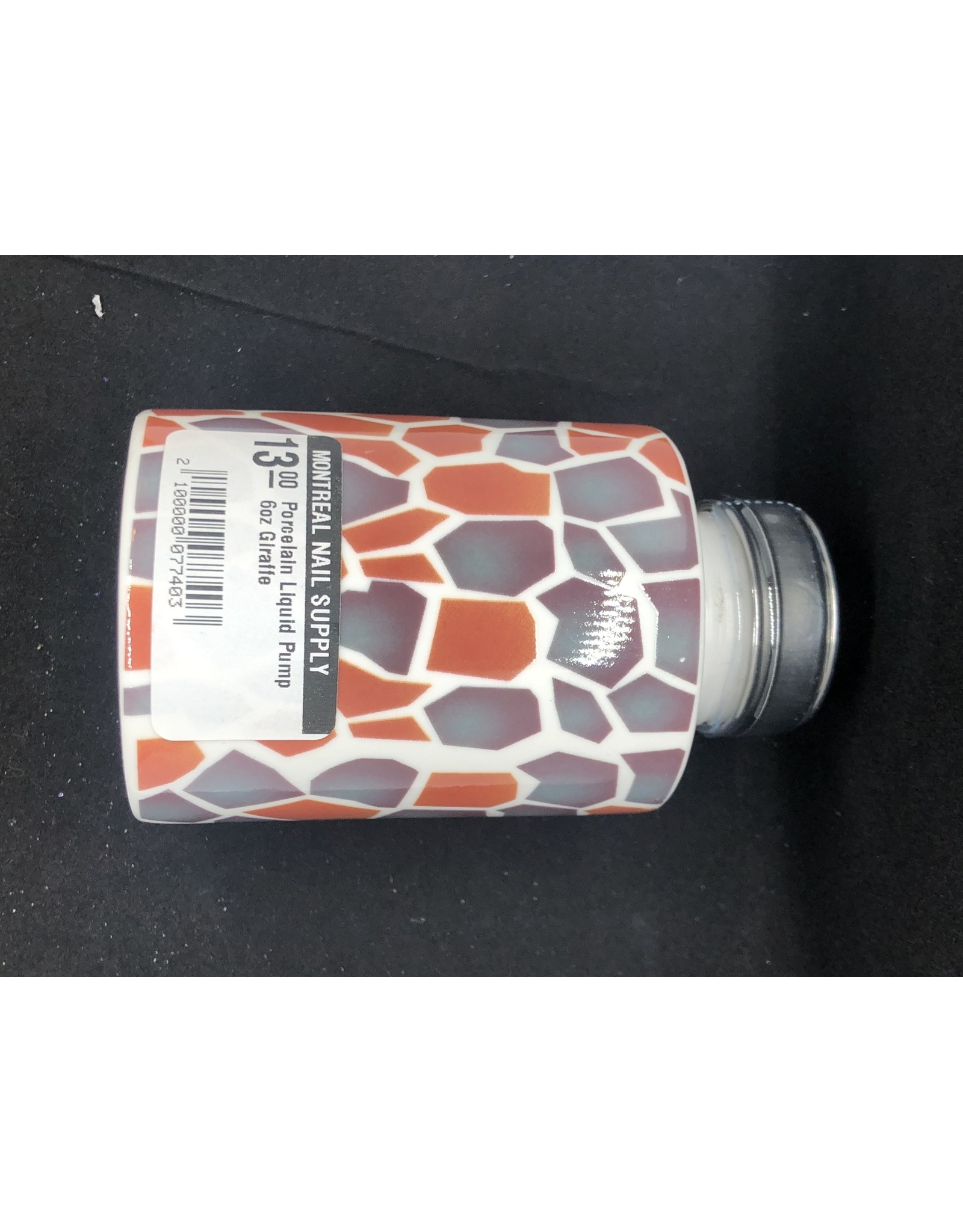 Porcelain Liquid Pump 6oz Giraffe