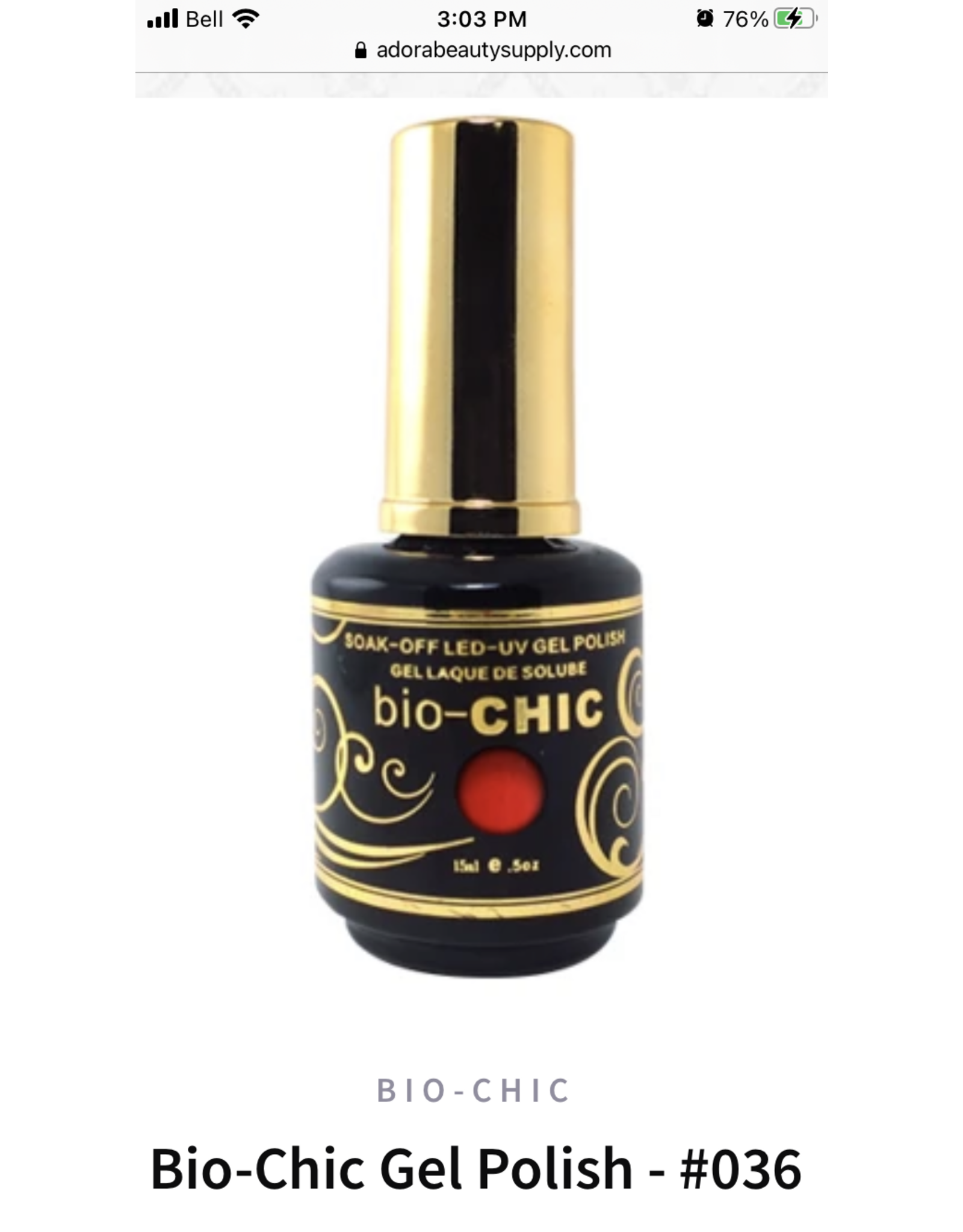 BIO CHIC Bio Chic # 036-040