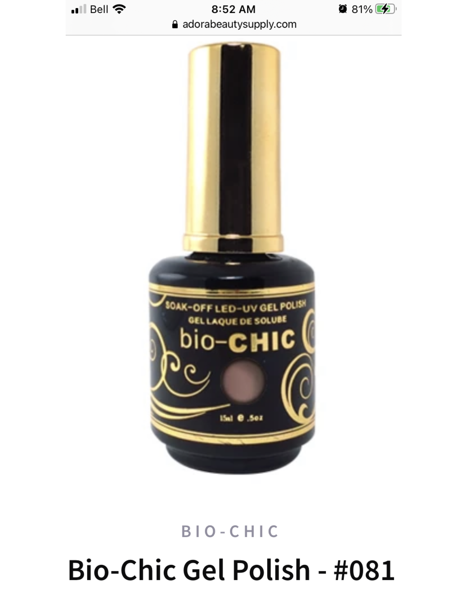 BIO CHIC Bio Chic # 081-085