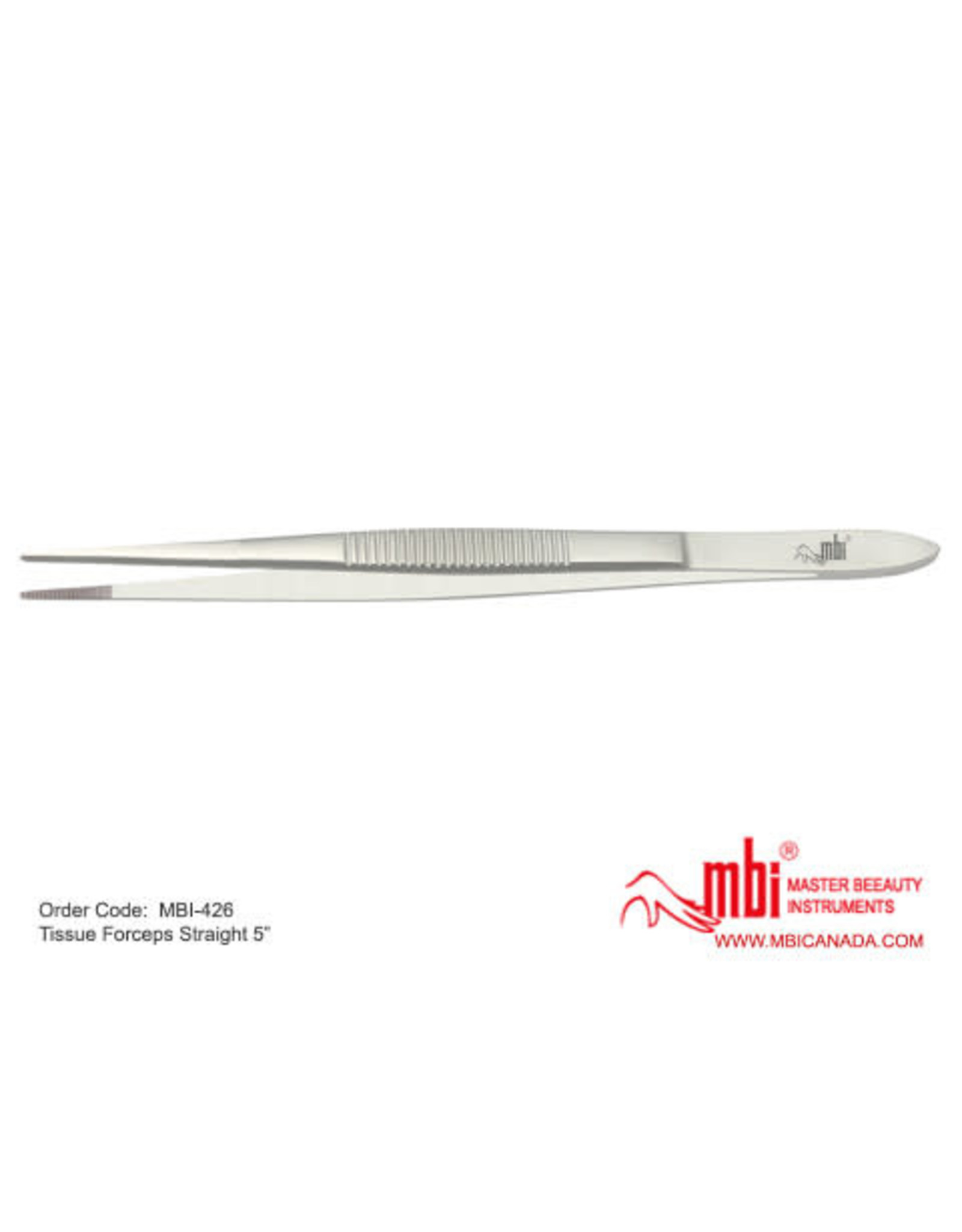 MBI Q1306 Tissue Forceps Straight Size 5″