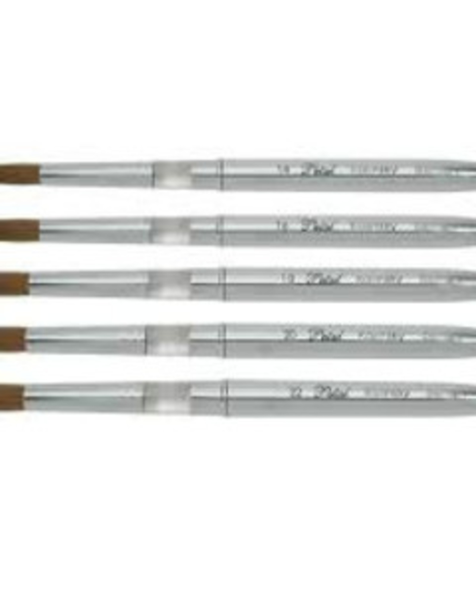 Acrylic Brush Petal Silver  #16