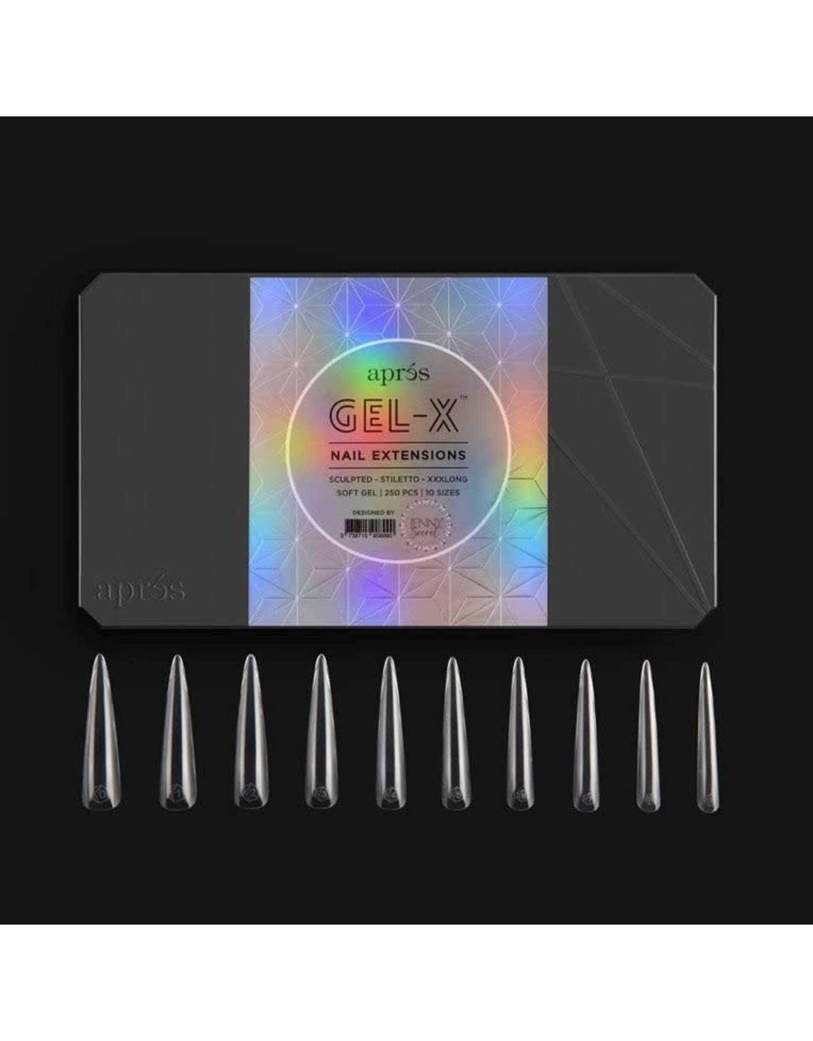 APRÈS Sculpted Stiletto XXXL Tips 250pcs