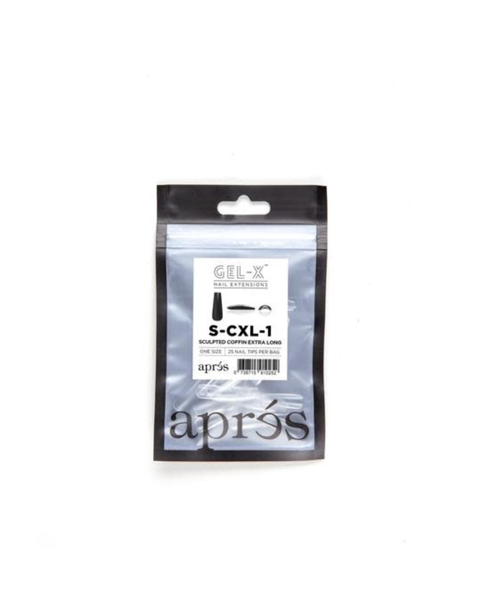 APRÈS Sculpted Coffin Extra Long 01 (25pcs)