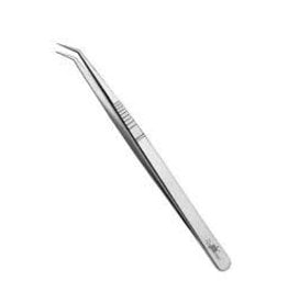 MBI MBI -415 Eyelash Tweezers Angled  Fine Point 5.5