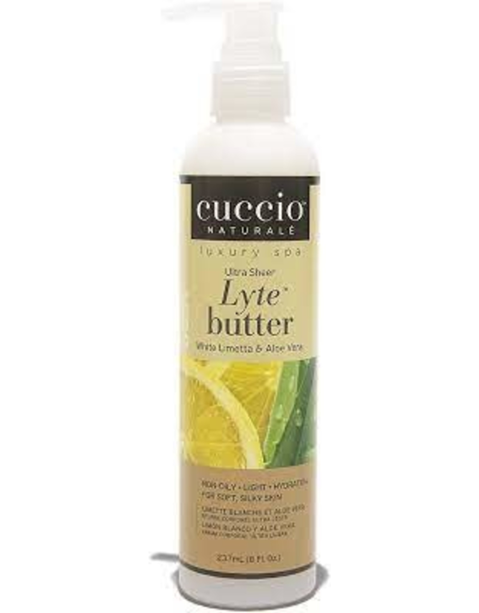 CUCCIO Lyte Butter Lime&Aloe 8oz