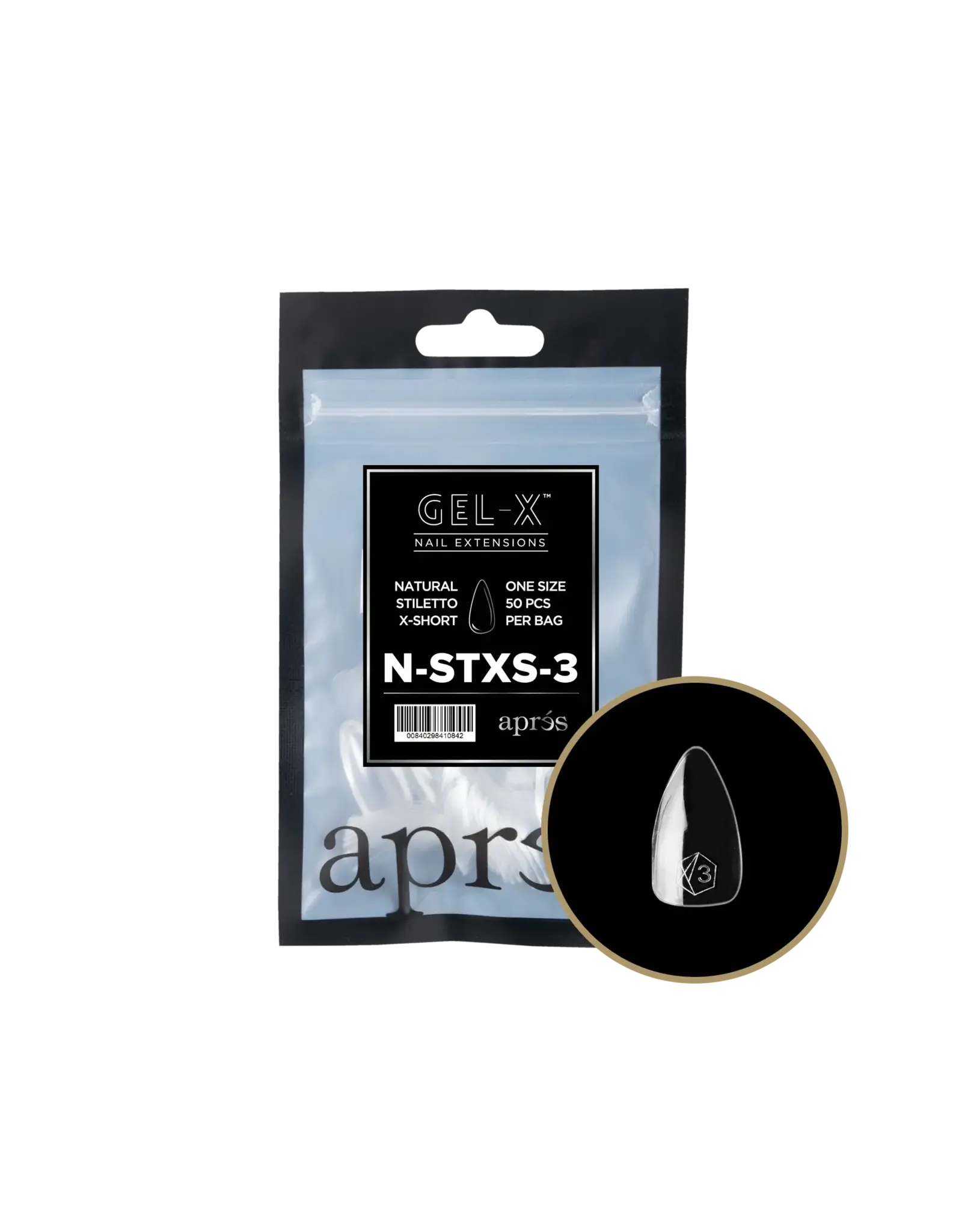 APRÈS  Natural Stiletto X-Short 03
