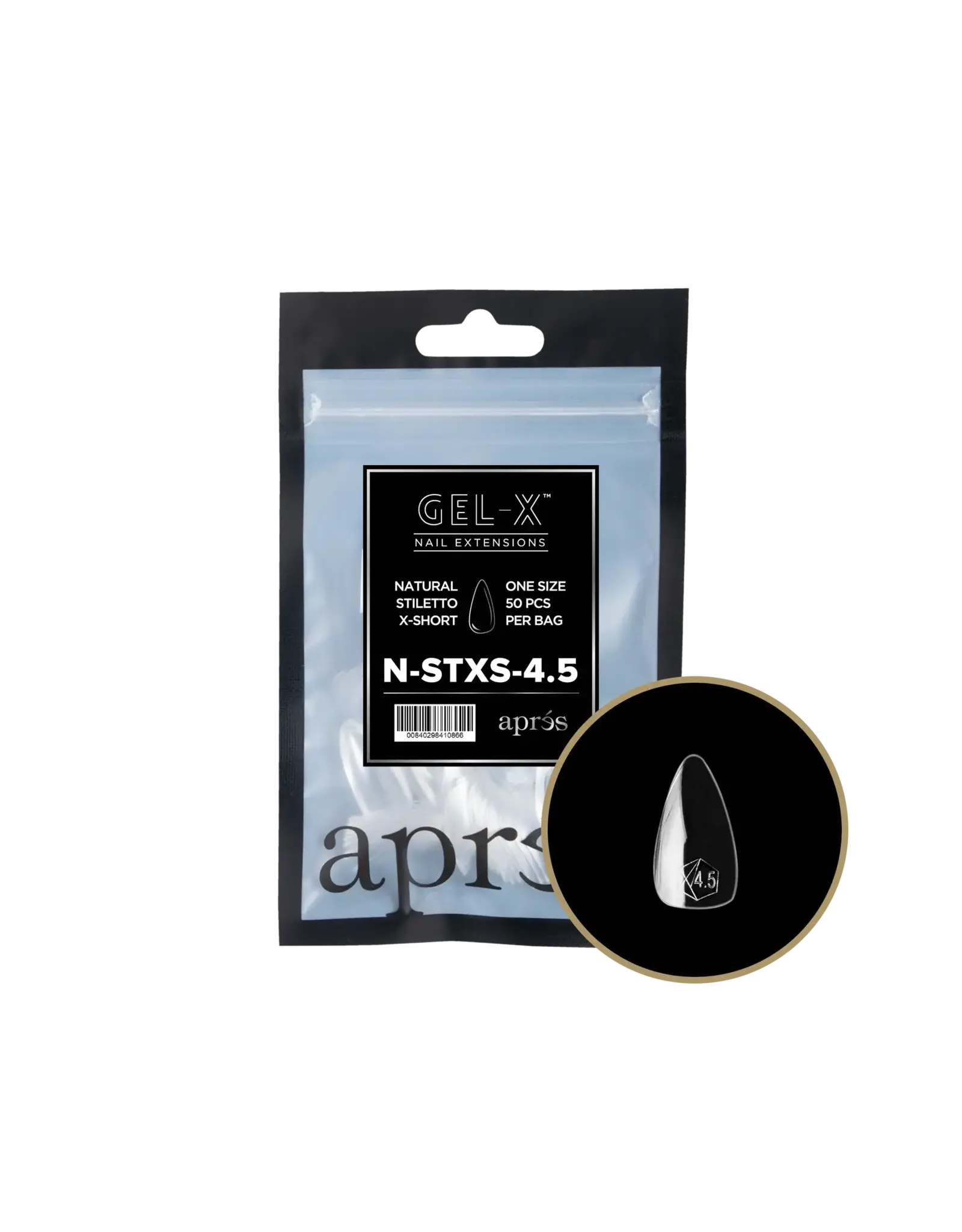 APRÈS  Natural Stiletto Extra Short 4.5