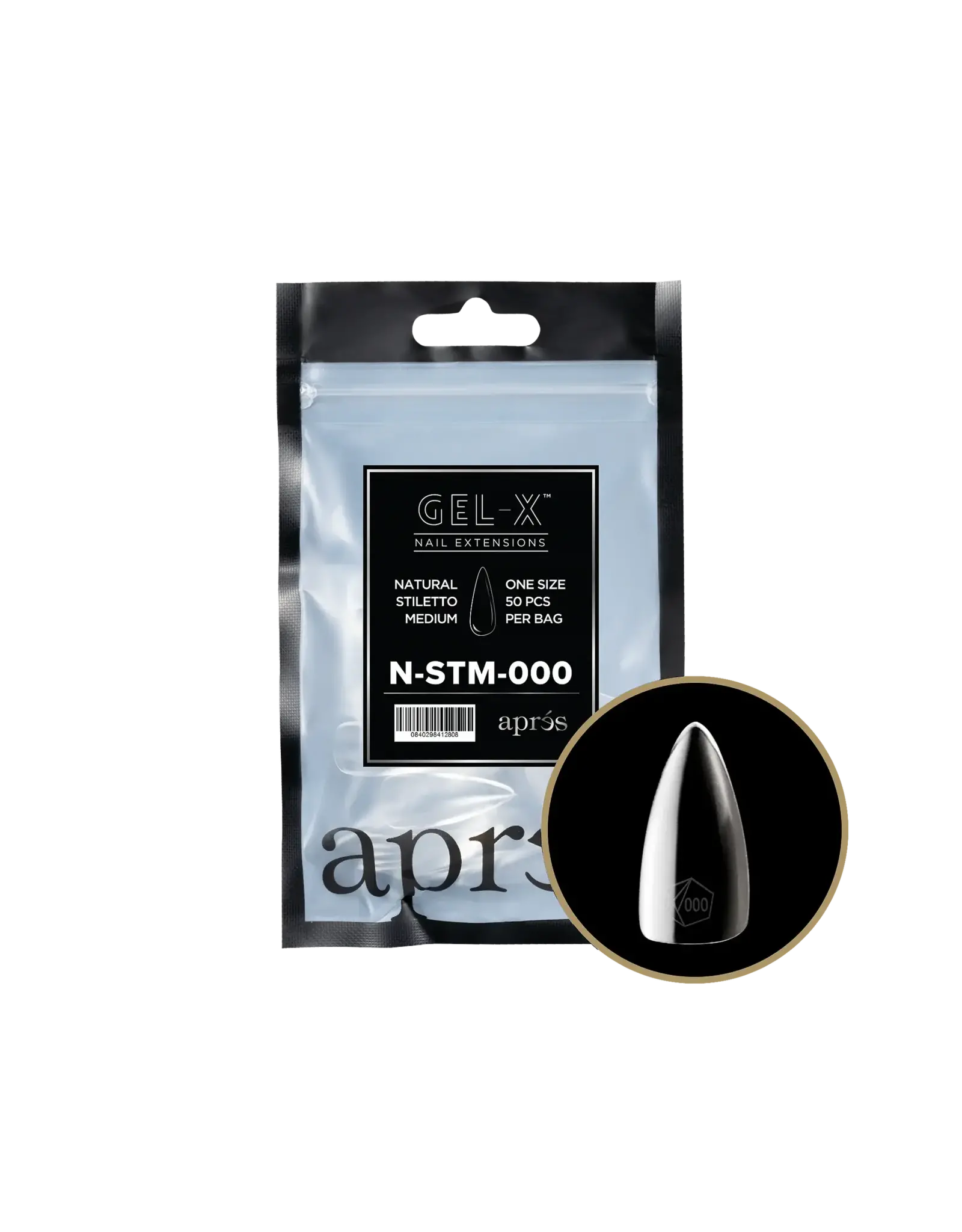 APRÈS Natural Stiletto Medium 000