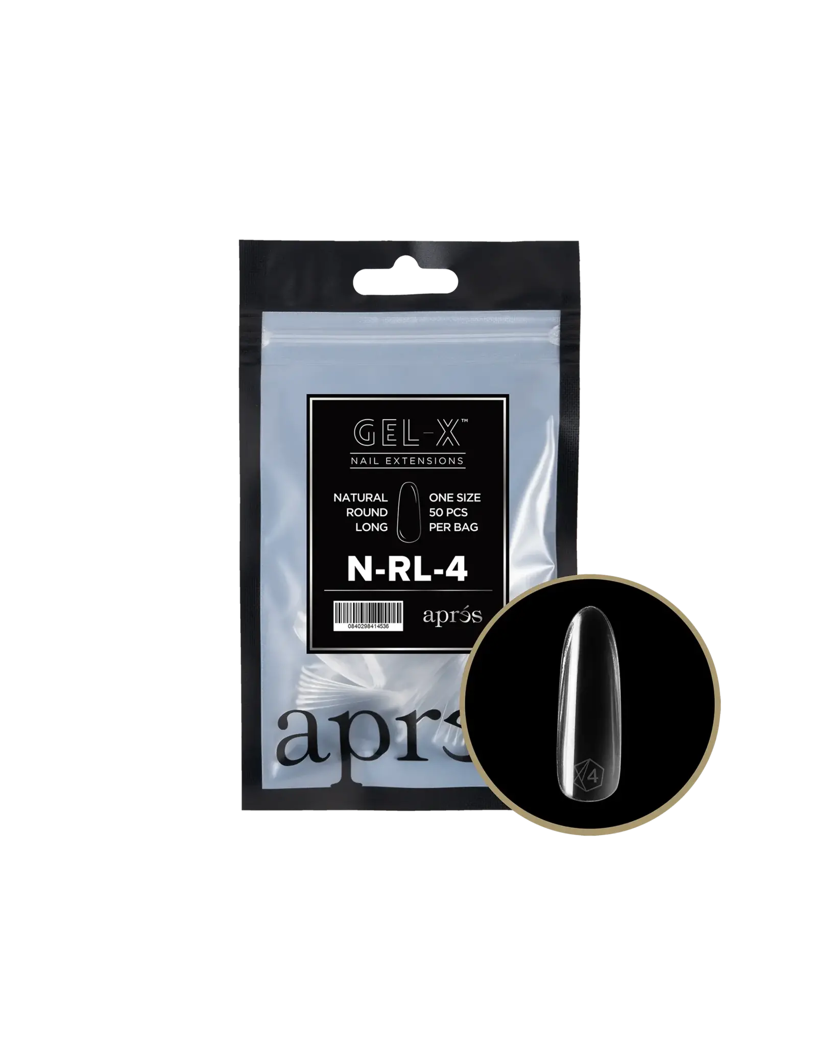 APRÈS Natural Round Long 04 (50pcs)