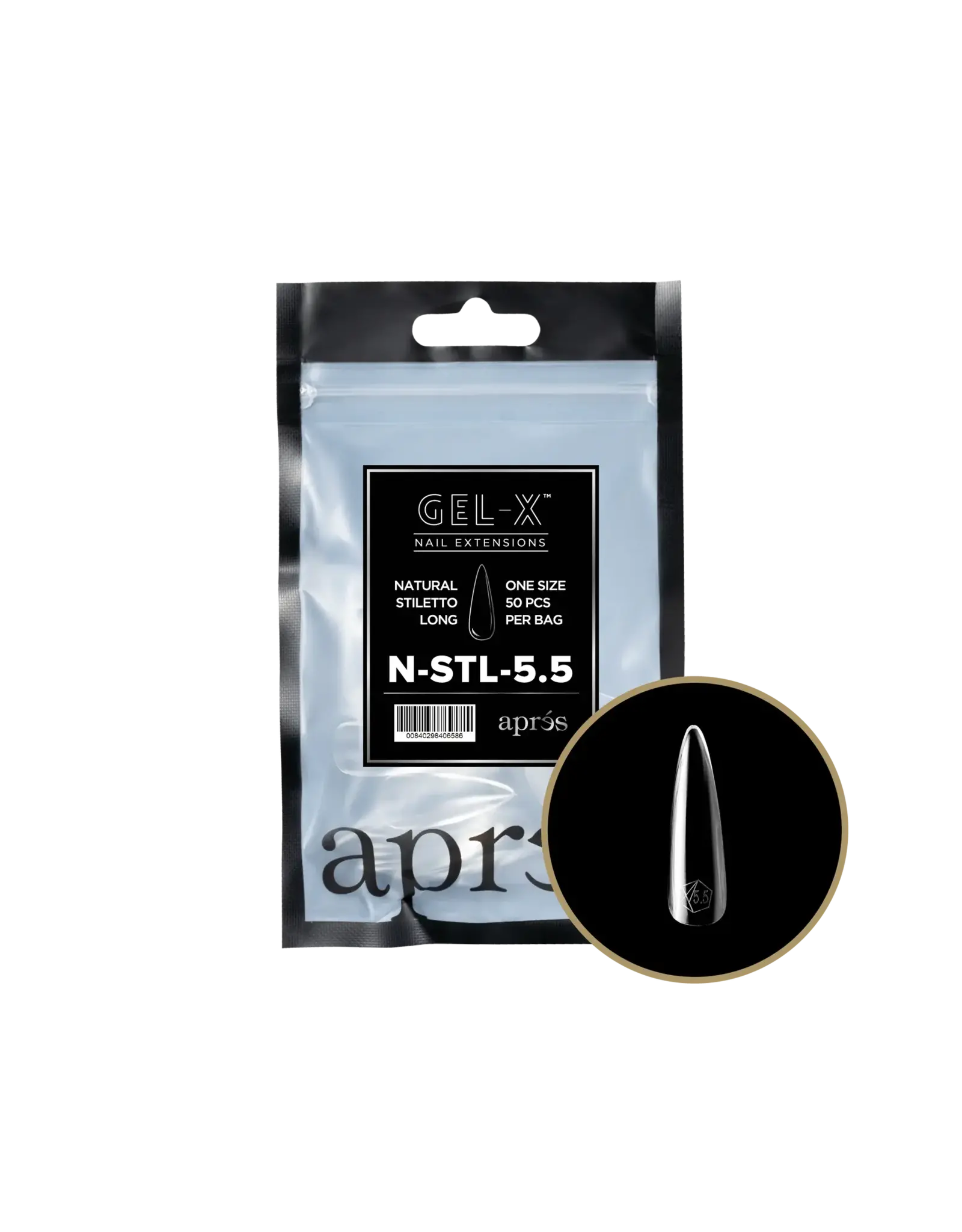 APRÈS Natural Stiletto Long 5.5