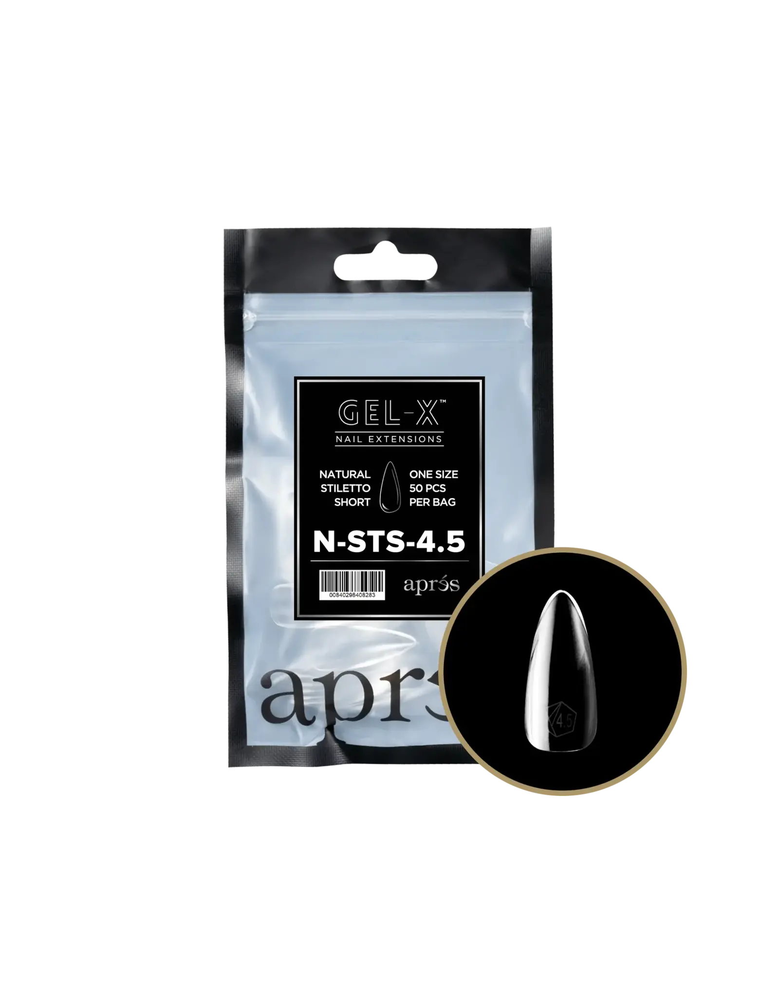 APRÈS Natural Stiletto Short 4.5