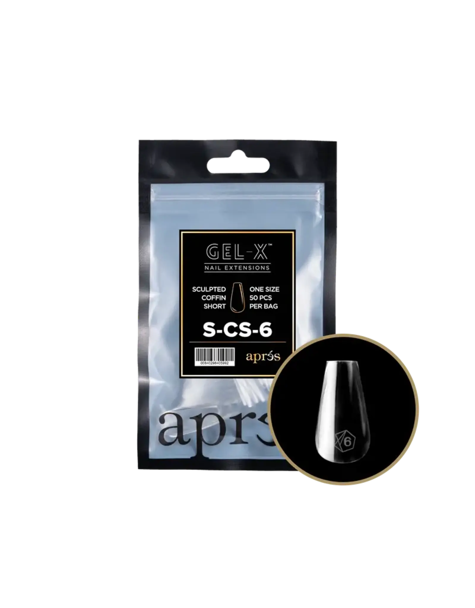 APRÈS Gel-X  Sculpted Coffin Short 06